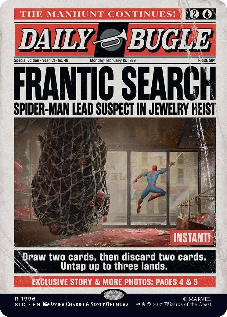 Image for Frantic Search (1996) (1996) [Secret Lair Drop Series] - Magic: The Gathering