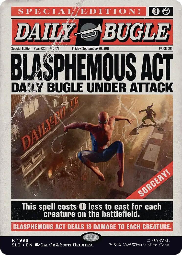 Image for Blasphemous Act (1998) (1998) [Secret Lair Drop Series] - Magic: The Gathering