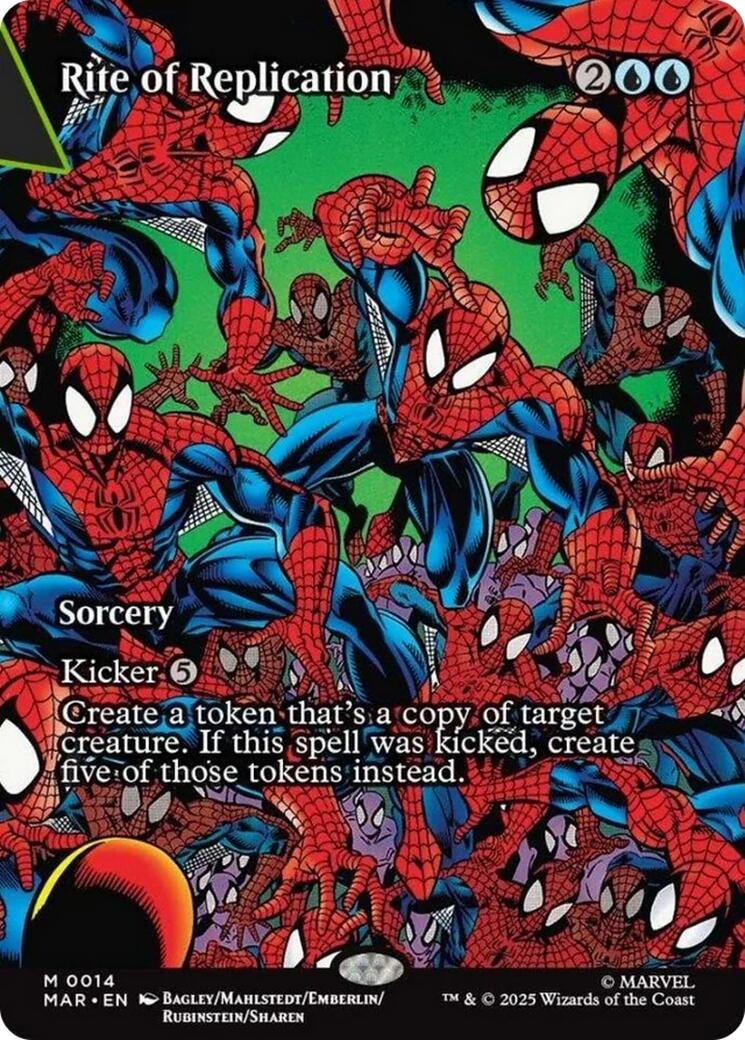 Image for Rite of Replication (Borderless) (14) [Marvel Universe Eternal-Legal] - Magic: The Gathering