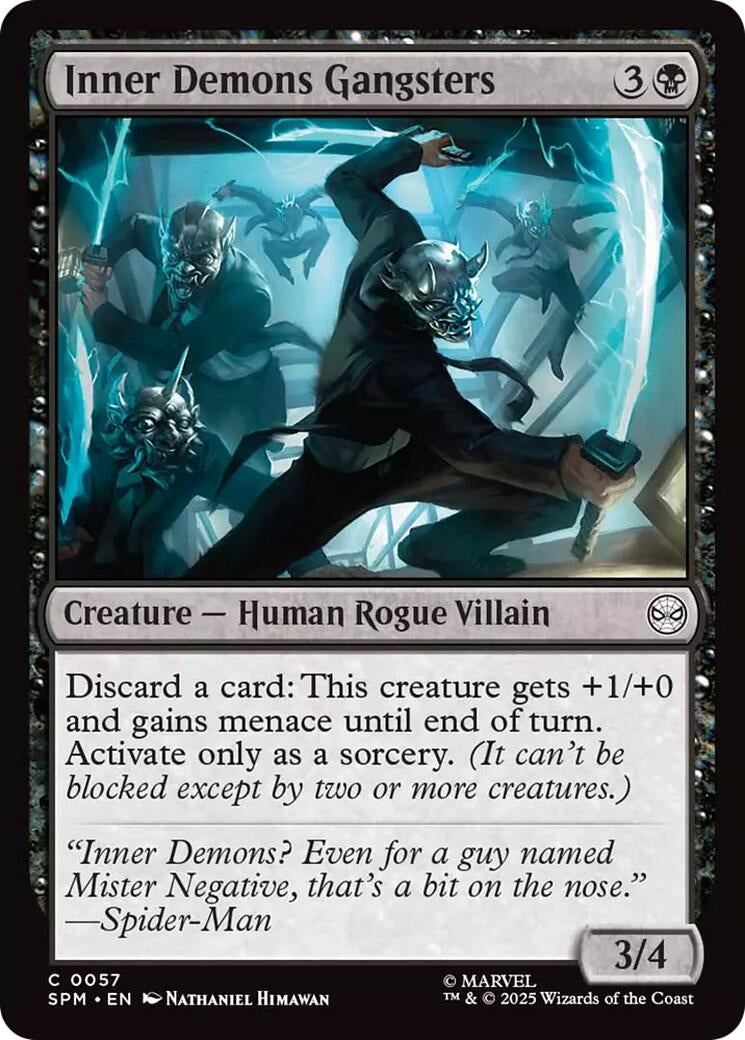 Image for Inner Demons Gangsters (57) [Marvel's Spider-Man] - Magic: The Gathering