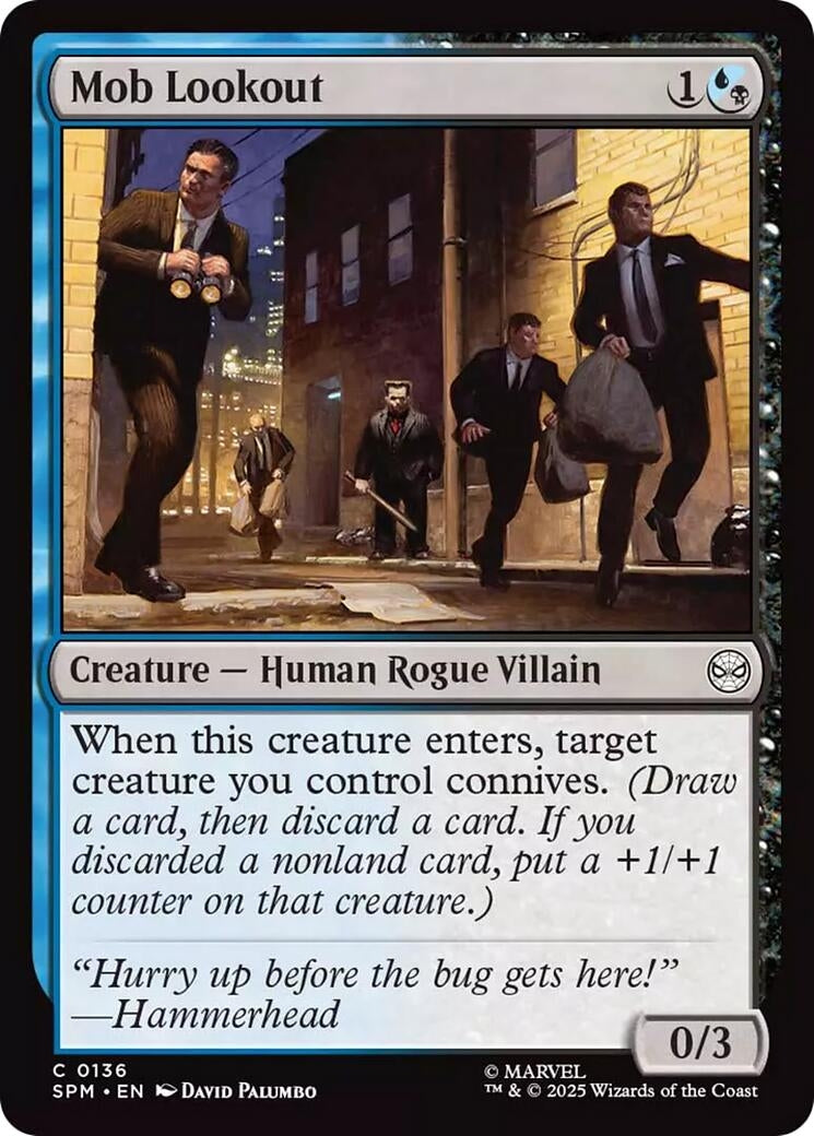 Image for Mob Lookout (136) [Marvel's Spider-Man] - Magic: The Gathering