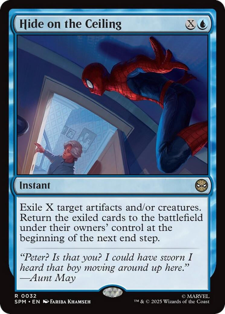 Image for Hide on the Ceiling (32) [Marvel's Spider-Man] - Magic: The Gathering