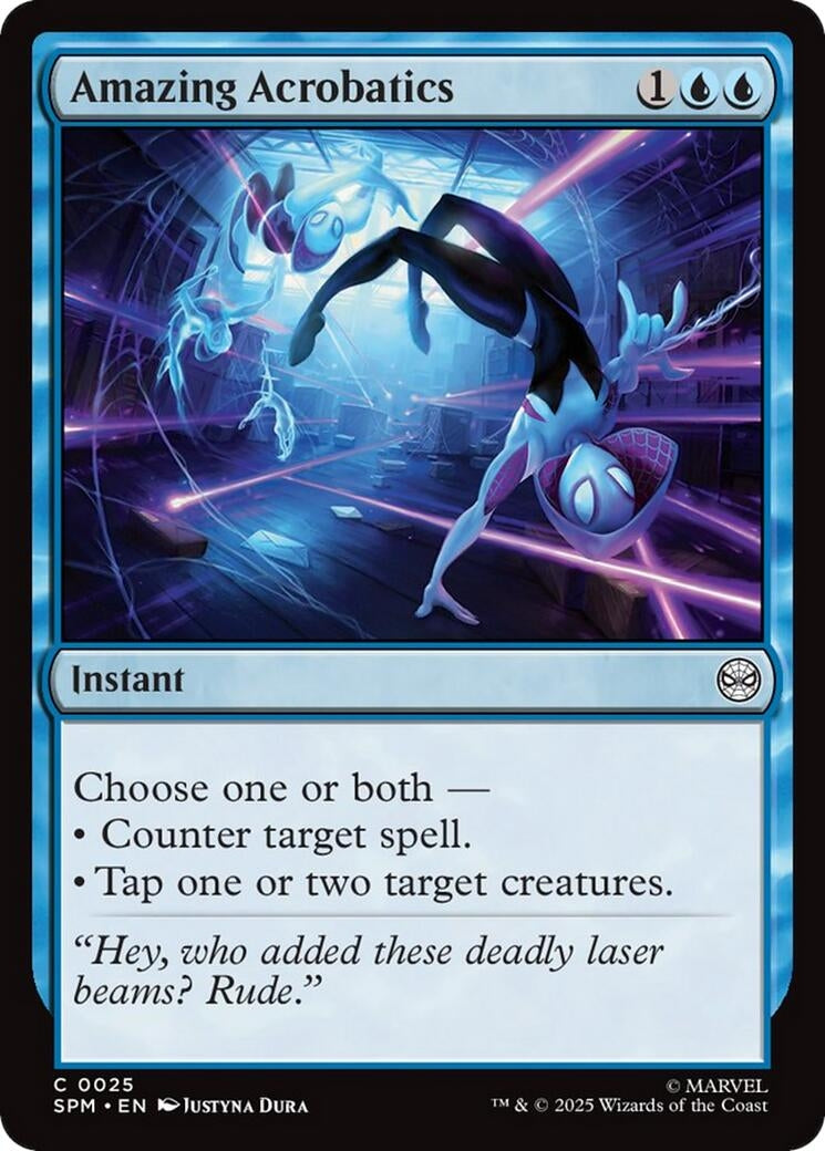 Image for Amazing Acrobatics (25) [Marvel's Spider-Man] - Magic: The Gathering