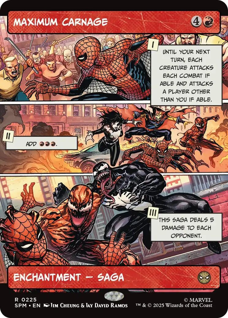 Image for Maximum Carnage (Borderless) (225) [Marvel's Spider-Man] - Magic: The Gathering