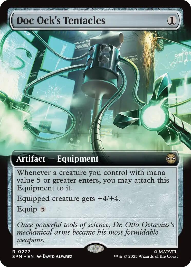 Image for Doc Ock's Tentacles (Extended Art) (277) [Marvel's Spider-Man] - Magic: The Gathering