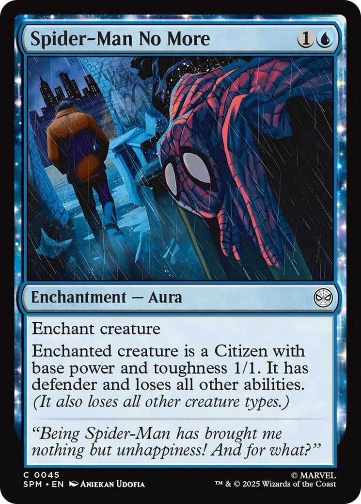 Image for Spider-Man No More (45) [Marvel's Spider-Man] - Magic: The Gathering