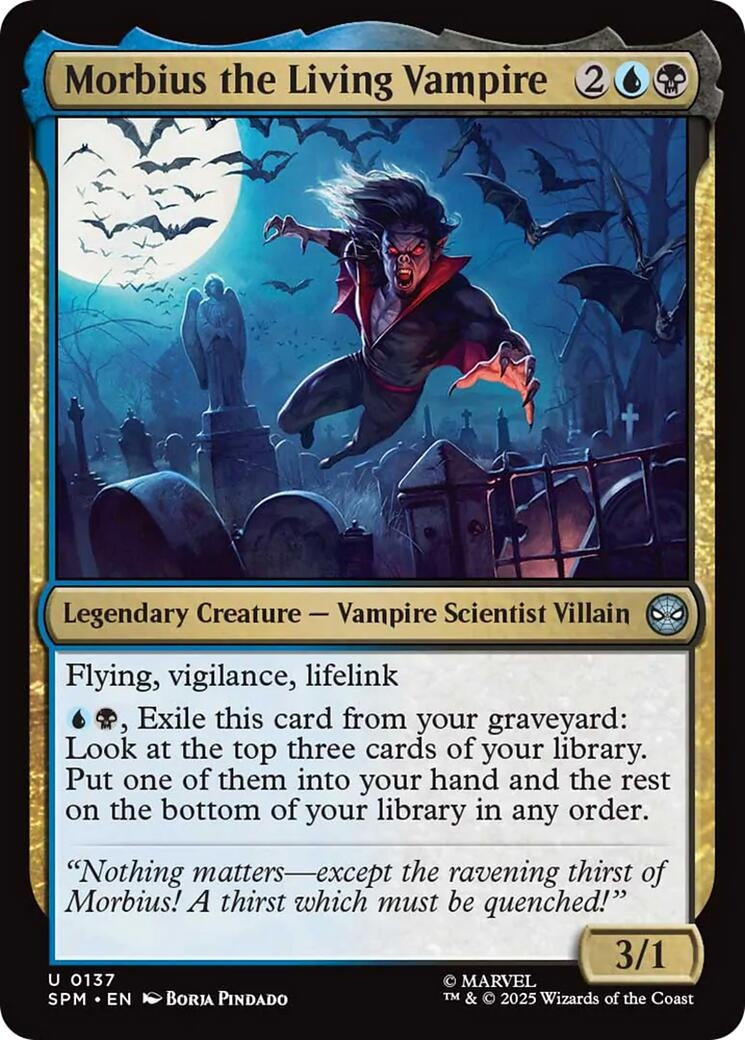 Image for Morbius the Living Vampire (137) [Marvel's Spider-Man] - Magic: The Gathering