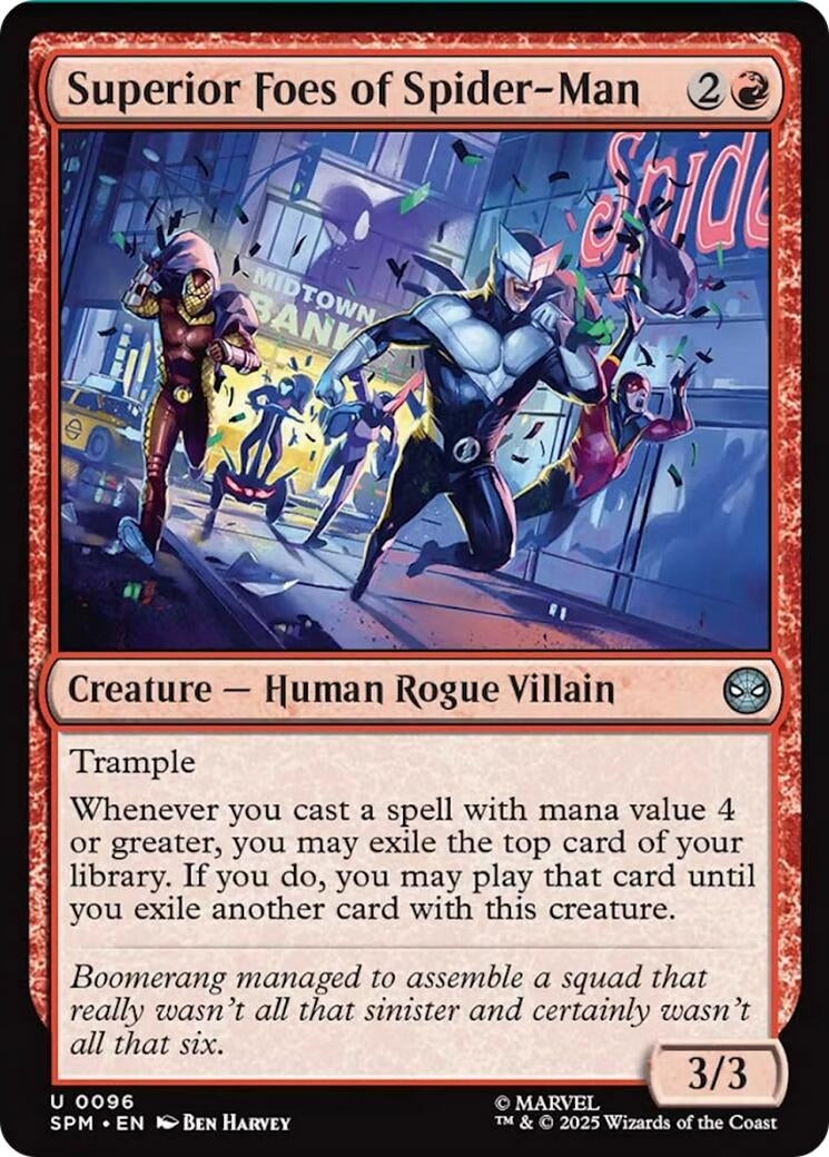 Image for Superior Foes of Spider-Man (96) [Marvel's Spider-Man] - Magic: The Gathering