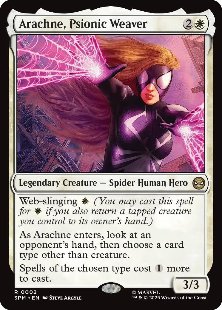 Image for Arachne, Psionic Weaver (2) [Marvel's Spider-Man] - Magic: The Gathering