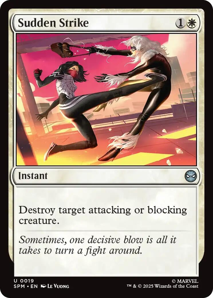 Image for Sudden Strike (19) [Marvel's Spider-Man] - Magic: The Gathering