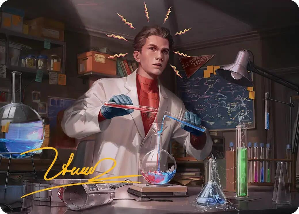 Image for Peter Parker Art Card (3/54) (Gold-Stamped Signature) (3) [Marvel's Spider-Man] - Magic: The Gathering