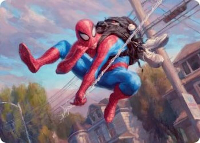 Image for Spider-Man, Web-Slinger Art Card (4) [Marvel's Spider-Man] - Magic: The Gathering