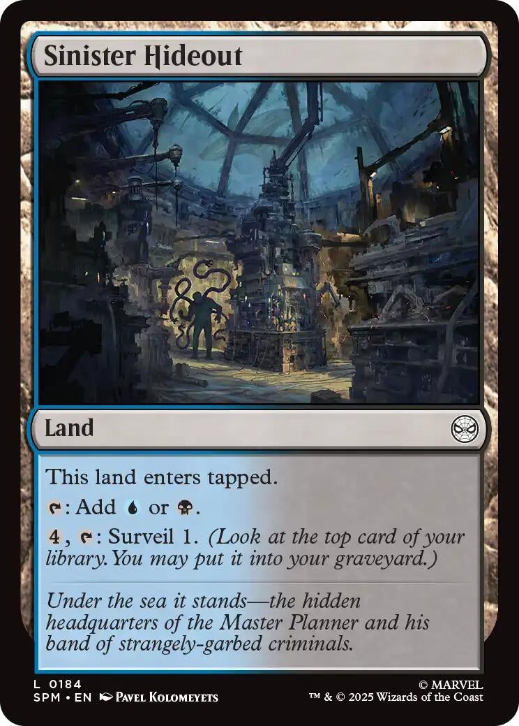 Image for Sinister Hideout (184) [Marvel's Spider-Man] - Magic: The Gathering