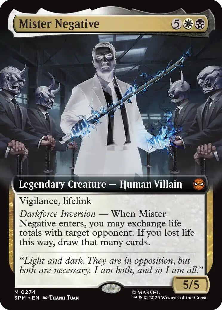 Image for Mister Negative (Extended Art) (274) [Marvel's Spider-Man] - Magic: The Gathering
