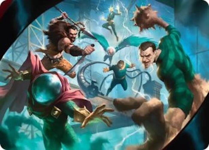 Image for Behold the Sinister Six! Art Card (7/54) (7) [Marvel's Spider-Man] - Magic: The Gathering