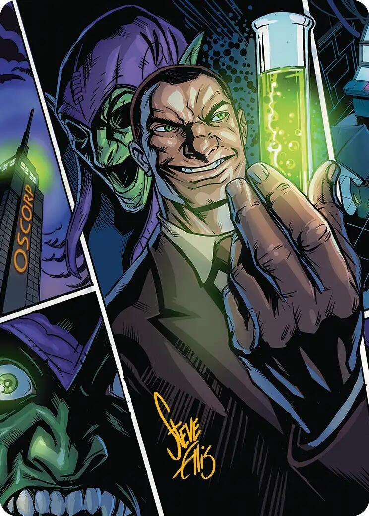 Image for Norman Osborn Art Card (Gold-Stamped Signature) (43) [Marvel's Spider-Man] - Magic: The Gathering