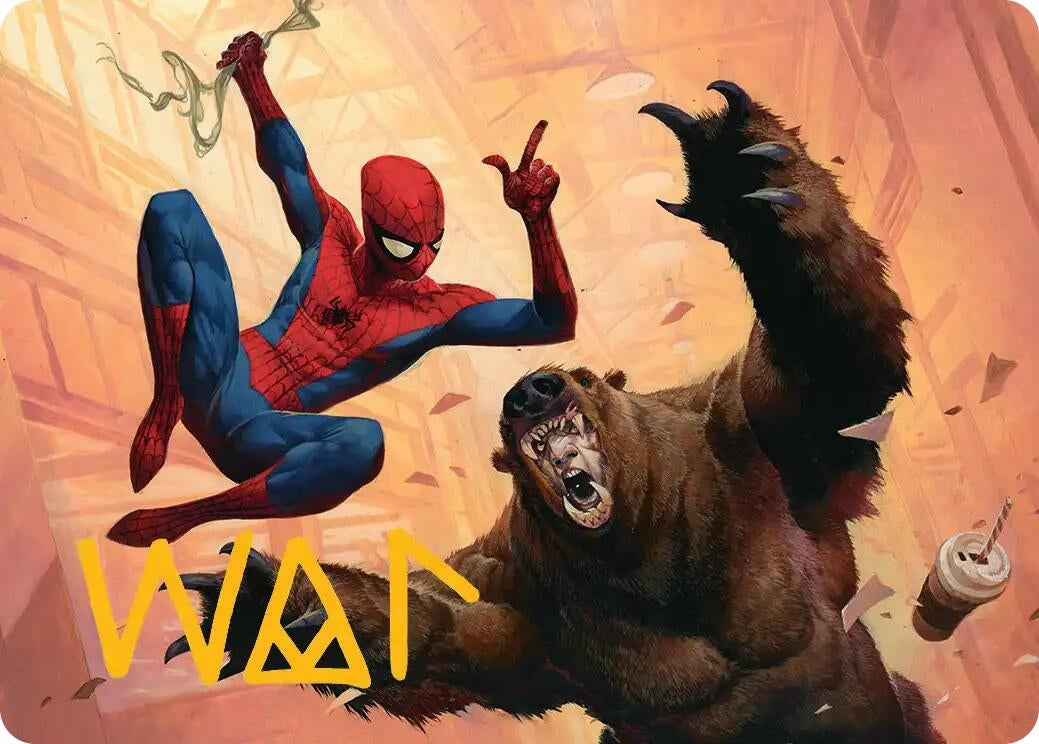 Image for Wisecrack Art Card (Gold-Stamped Signature) (16) [Marvel's Spider-Man] - Magic: The Gathering