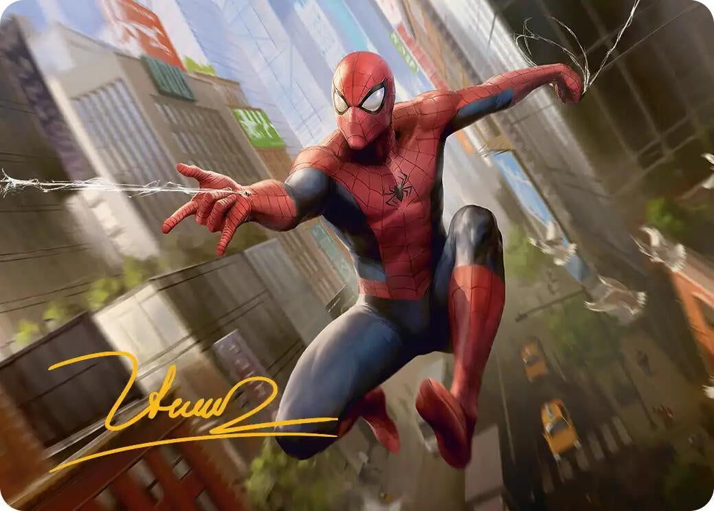 Image for Amazing Spider-Man Art Card (24/54) (Gold-Stamped Signature) (24) [Marvel's Spider-Man] - Magic: The Gathering