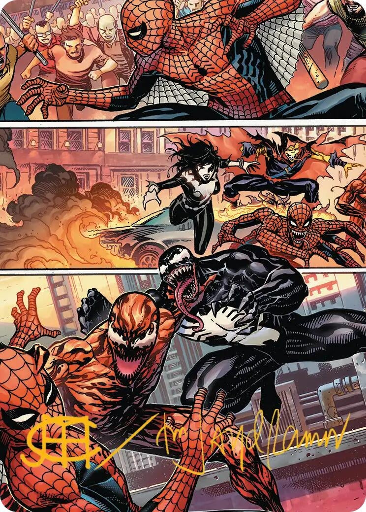 Image for Maximum Carnage Art Card (Gold-Stamped Signature) (46) [Marvel's Spider-Man] - Magic: The Gathering