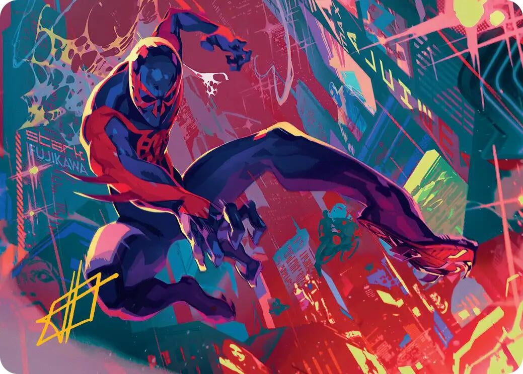 Image for Spider-Man 2099 Art Card (Gold-Stamped Signature) (30) [Marvel's Spider-Man] - Magic: The Gathering