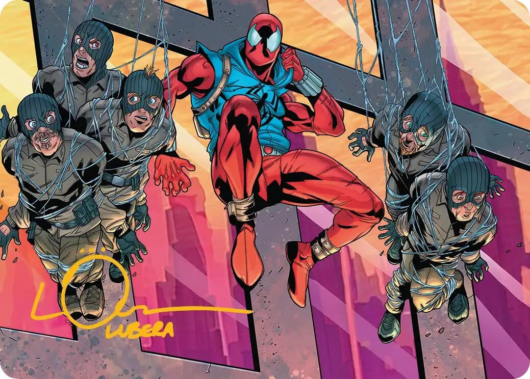 Image for Scarlet Spider, Ben Reilly Art Card (Gold-Stamped Signature) (38) [Marvel's Spider-Man] - Magic: The Gathering