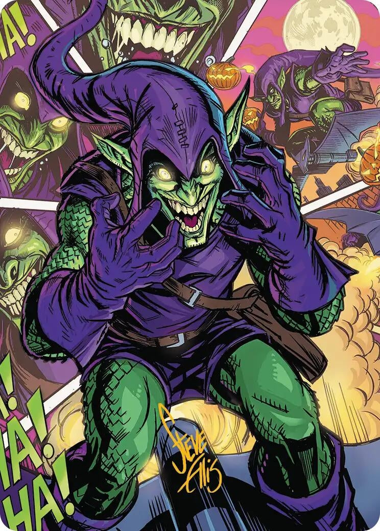 Green Goblin Art Card (Gold-Stamped Signature) (49)Art Series:  [Marvel's Spider-Man]