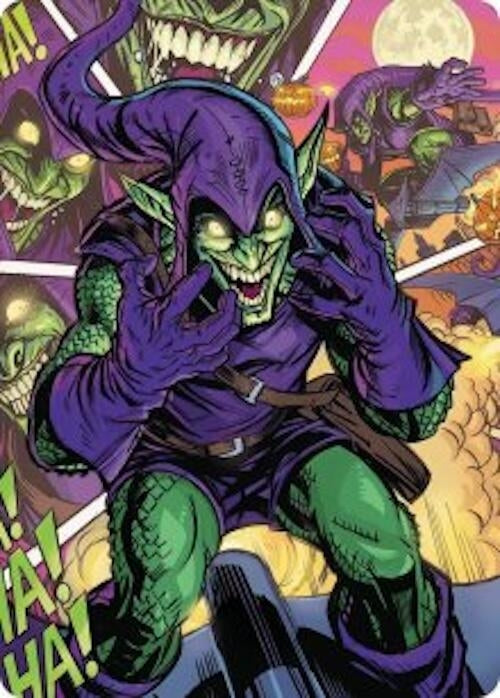 Image for Green Goblin Art Card (49/54) (49) [Marvel's Spider-Man] - Magic: The Gathering