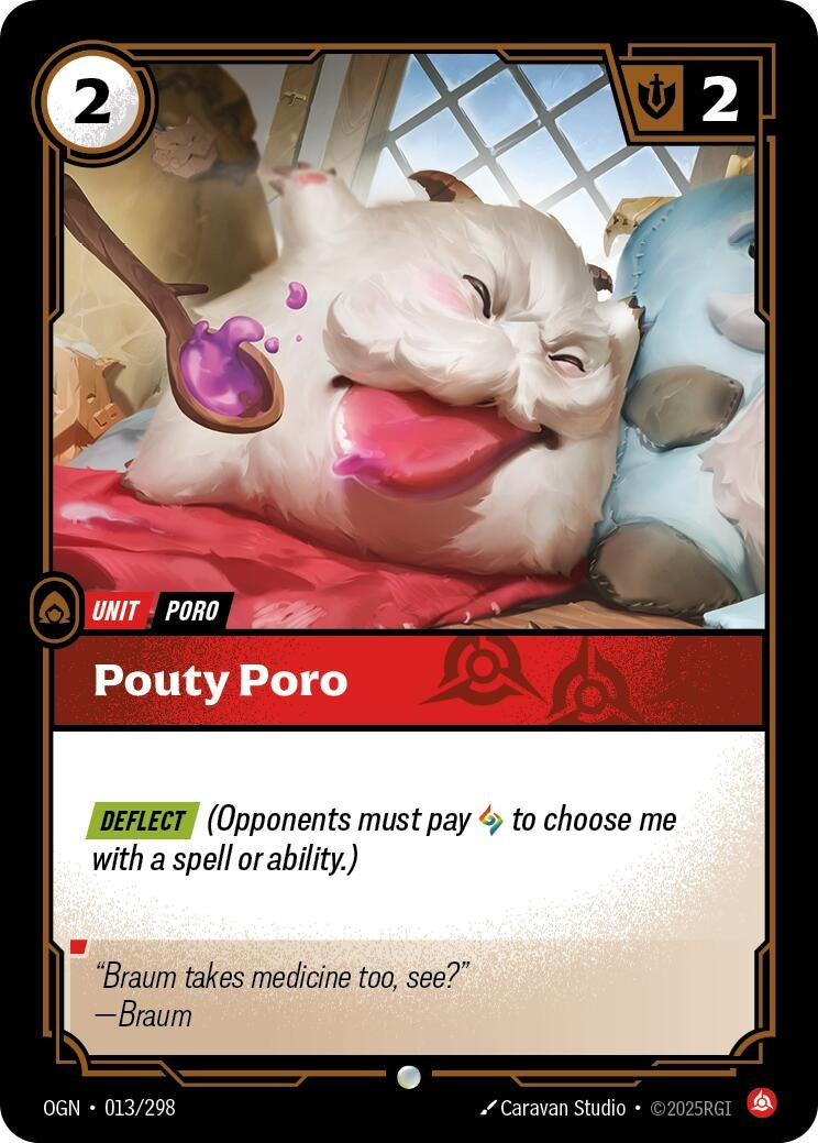 Image for Pouty Poro (013/298) [Origins] - Riftbound: League of Legends Trading Card Game