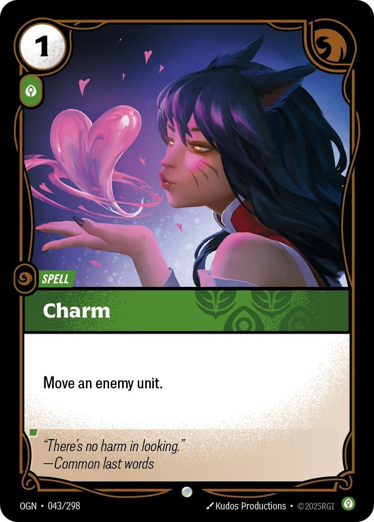 Image for Charm (043/298) [Origins] - Riftbound: League of Legends Trading Card Game