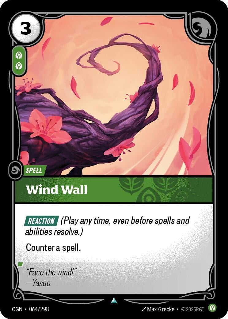 Image for Wind Wall (064/298) [Origins] - Riftbound: League of Legends Trading Card Game