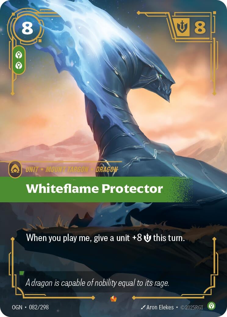 Image for Whiteflame Protector (082/298) [Origins] - Riftbound: League of Legends Trading Card Game