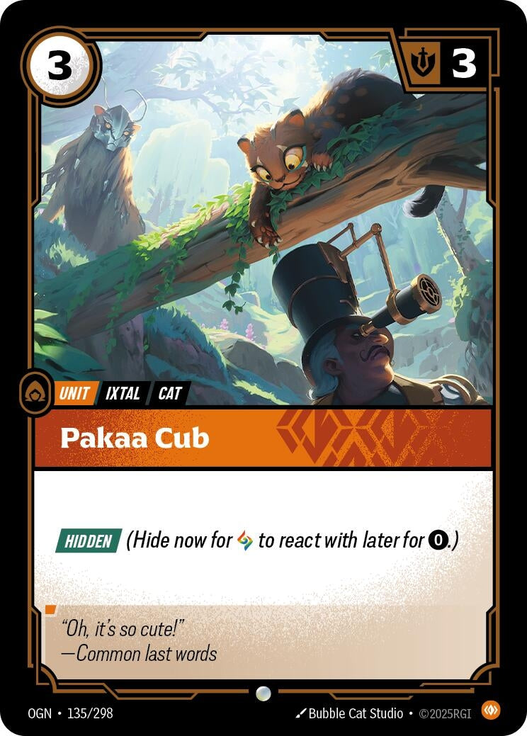 Image for Pakaa Cub (135/298) [Origins] - Riftbound: League of Legends Trading Card Game