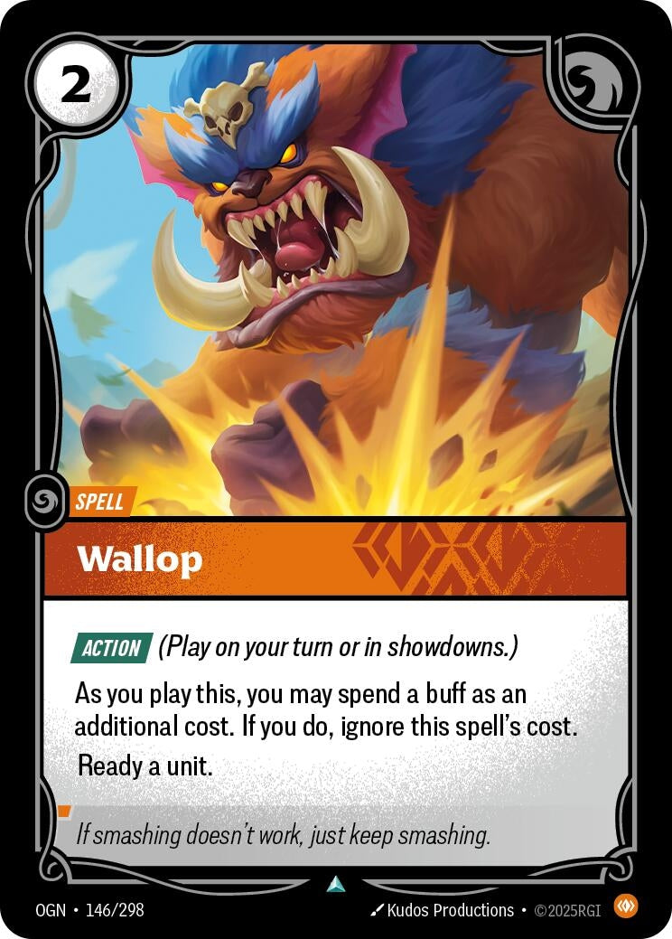Image for Wallop (146/298) [Origins] - Riftbound: League of Legends Trading Card Game