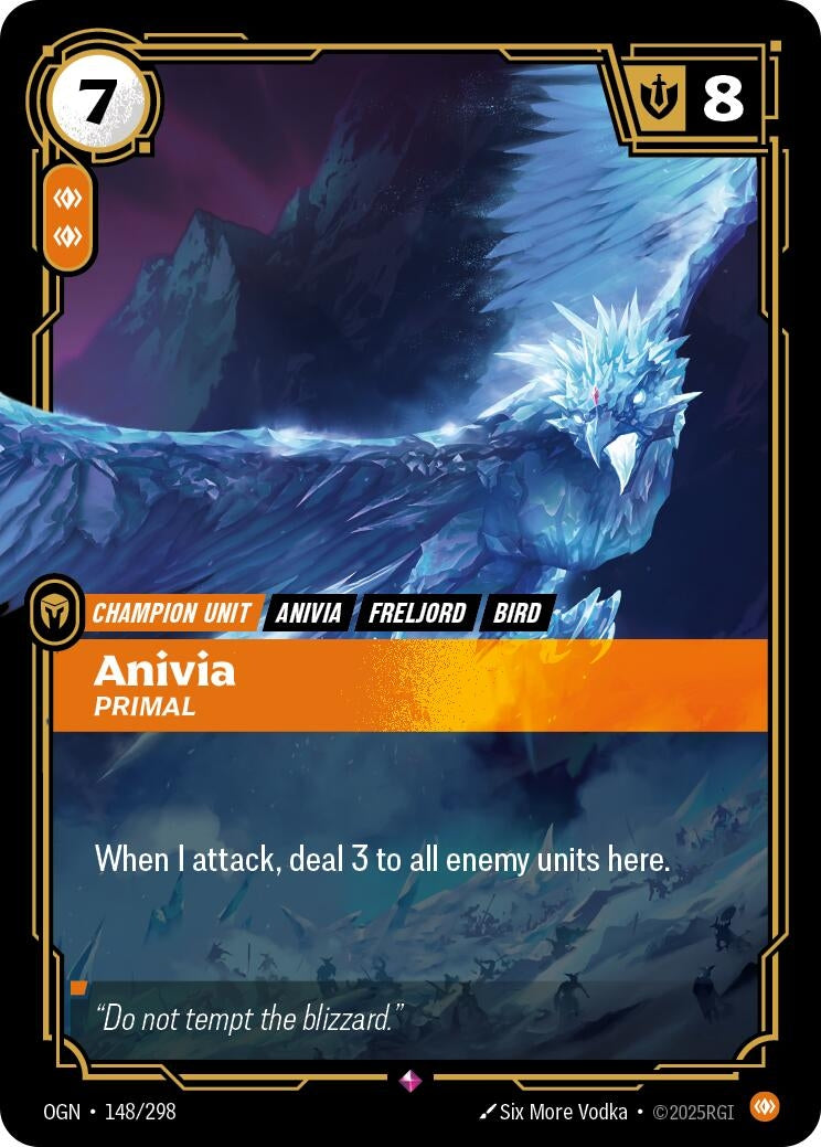Image for Anivia - Primal (148/298) [Origins] - Riftbound: League of Legends Trading Card Game