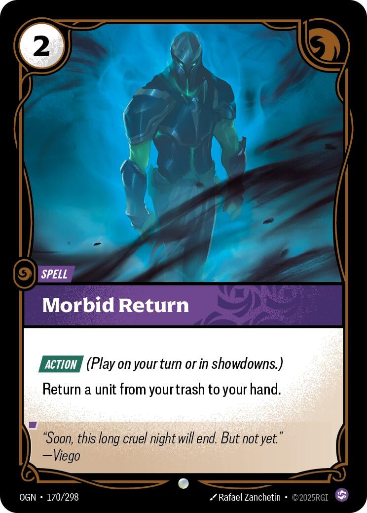 Image for Morbid Return (170/298) [Origins] - Riftbound: League of Legends Trading Card Game