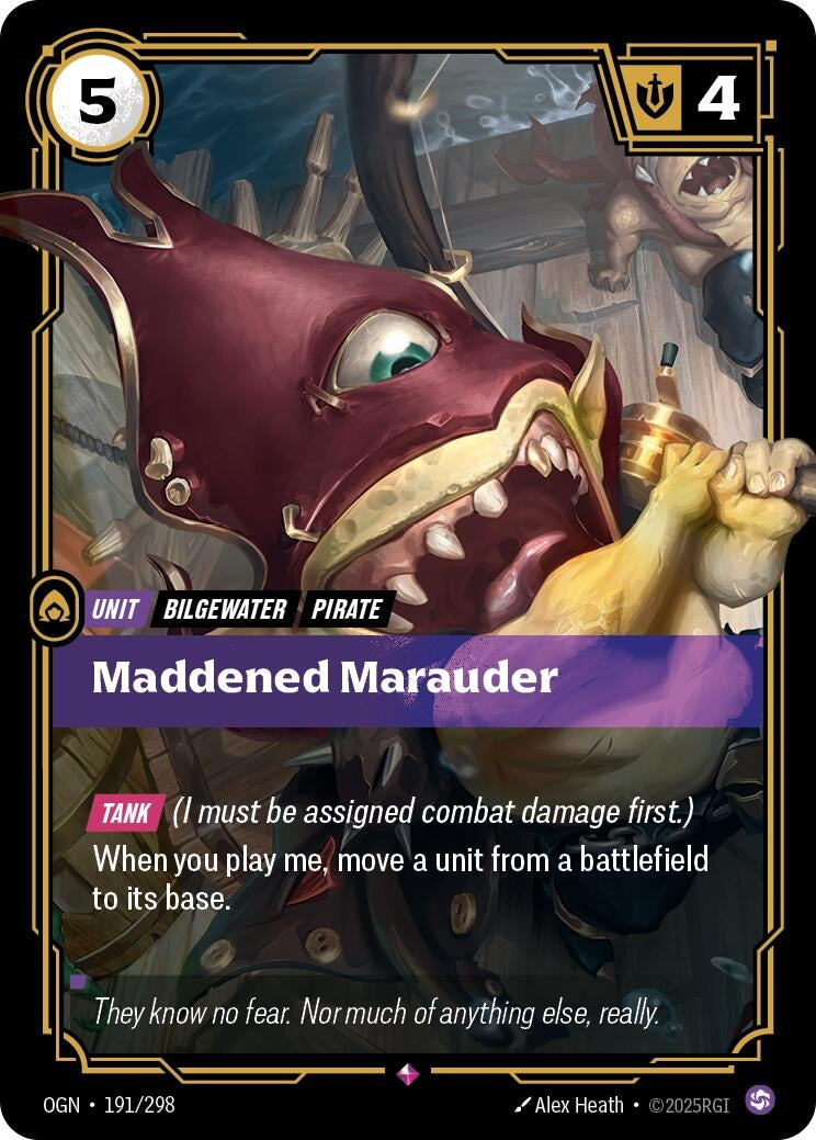Image for Maddened Marauder (191/298) [Origins] - Riftbound: League of Legends Trading Card Game