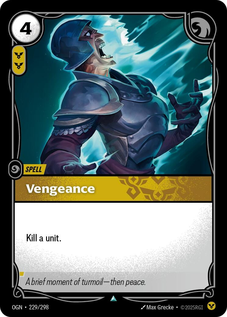 Image for Vengeance (229/298) [Origins] - Riftbound: League of Legends Trading Card Game