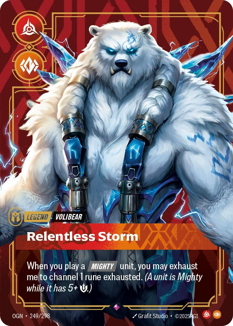 Image for Volibear - Relentless Storm (249/298) [Origins] - Riftbound: League of Legends Trading Card Game