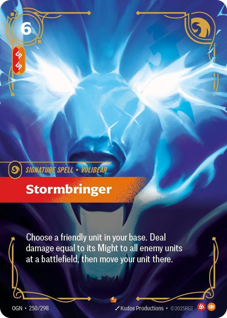 Image for Stormbringer (250/298) [Origins] - Riftbound: League of Legends Trading Card Game