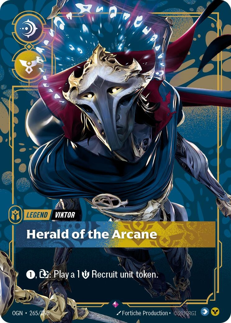 Image for Viktor - Herald of the Arcane (265/298) [Origins] - Riftbound: League of Legends Trading Card Game