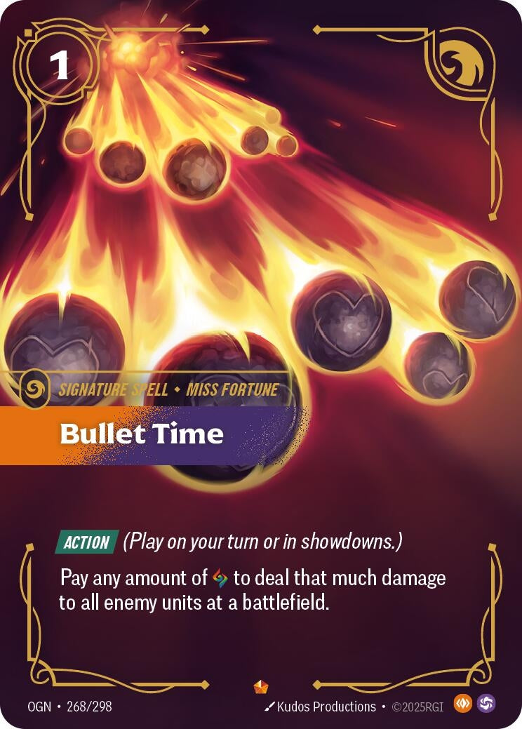 Image for Bullet Time (268/298) [Origins] - Riftbound: League of Legends Trading Card Game