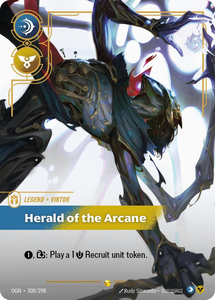 Image for Viktor - Herald of the Arcane (Overnumbered) (308/298) [Origins] - Riftbound: League of Legends Trading Card Game