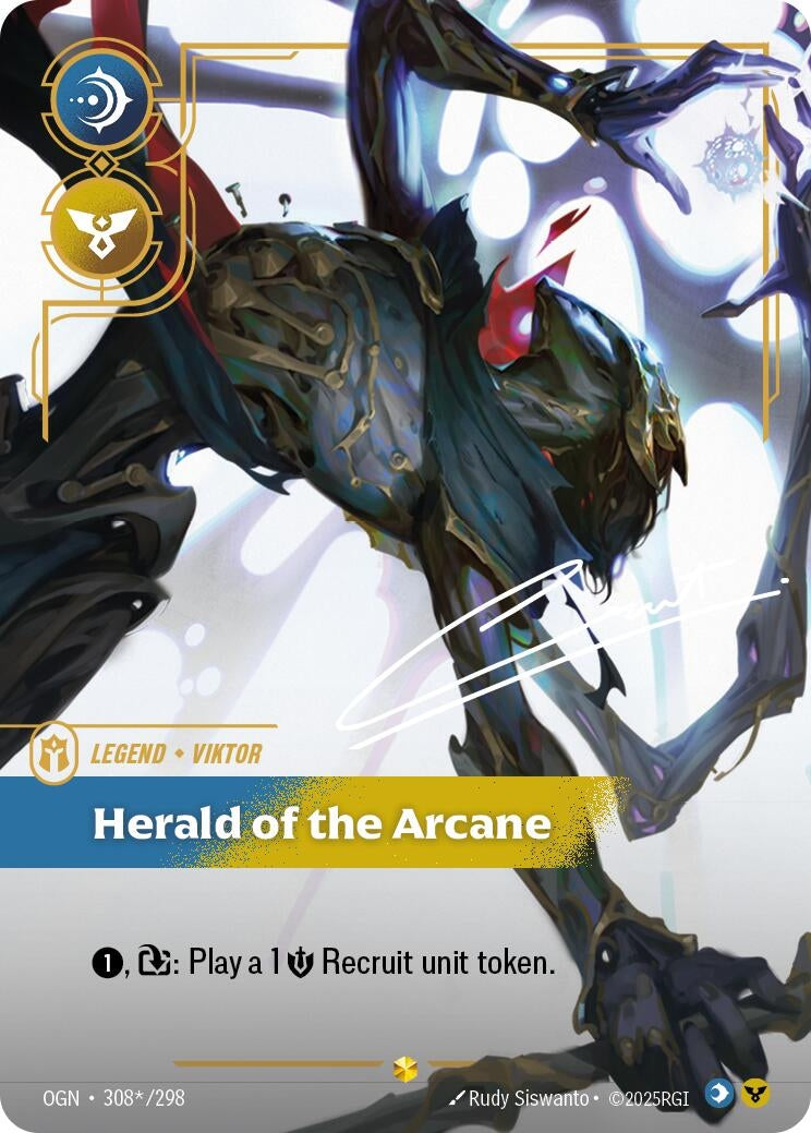 Image for Viktor - Herald of the Arcane (Signature) (308*/298) [Origins] - Riftbound: League of Legends Trading Card Game