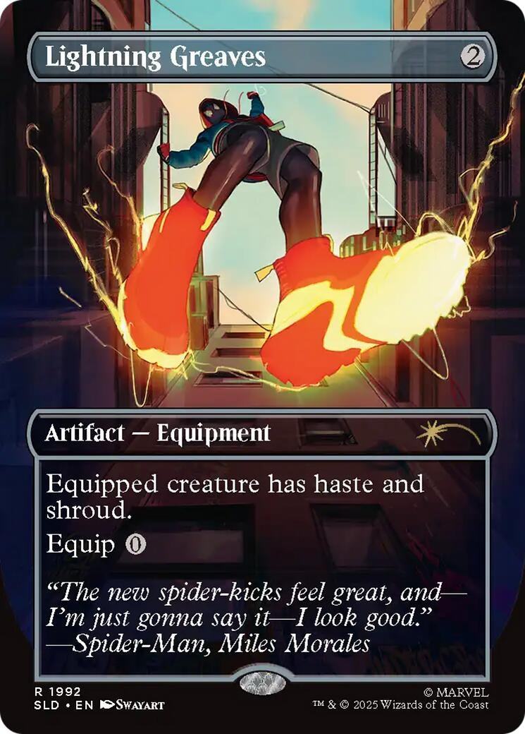 Image for Lightning Greaves (1992) (1992) [Secret Lair Drop Series] - Magic: The Gathering