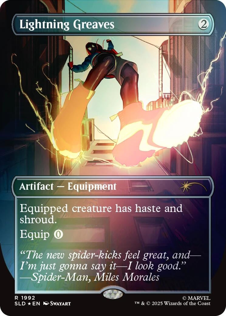Image for Lightning Greaves (1992) (Rainbow Foil) (1992) [Secret Lair Drop Series] - Magic: The Gathering