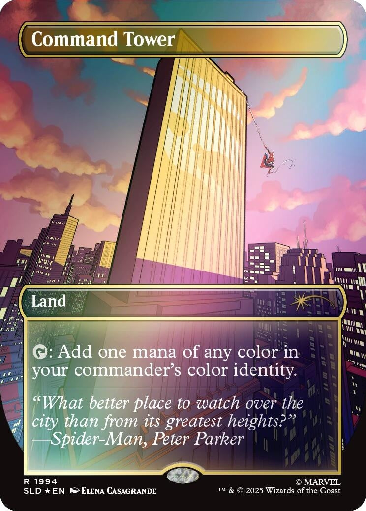 Image for Command Tower (1994) (Rainbow Foil) (1994) [Secret Lair Drop Series] - Magic: The Gathering