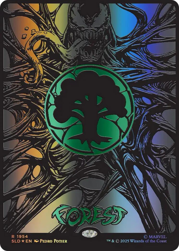 Image for Forest (1954) (Raised Foil) (1954) [Secret Lair Drop Series] - Magic: The Gathering