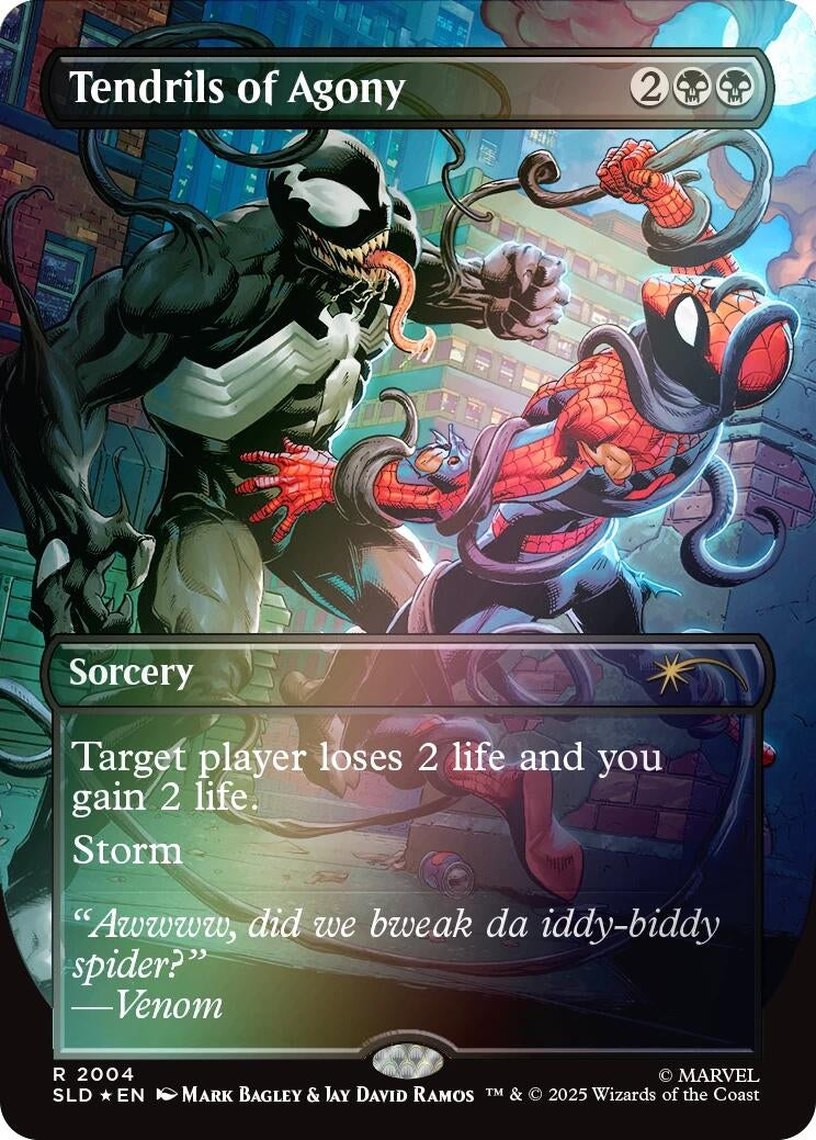 Image for Tendrils of Agony (2004) (Rainbow Foil) (2004) [Secret Lair Drop Series] - Magic: The Gathering
