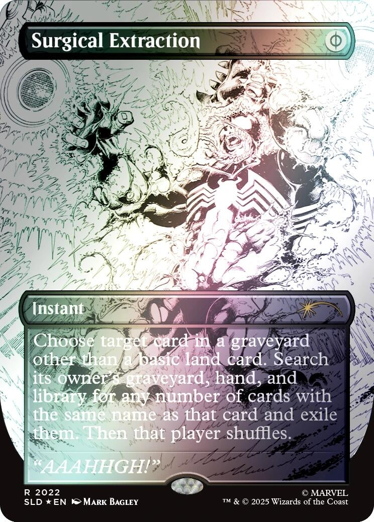 Image for Surgical Extraction (2022) (Rainbow Foil) (2022) [Secret Lair Drop Series] - Magic: The Gathering