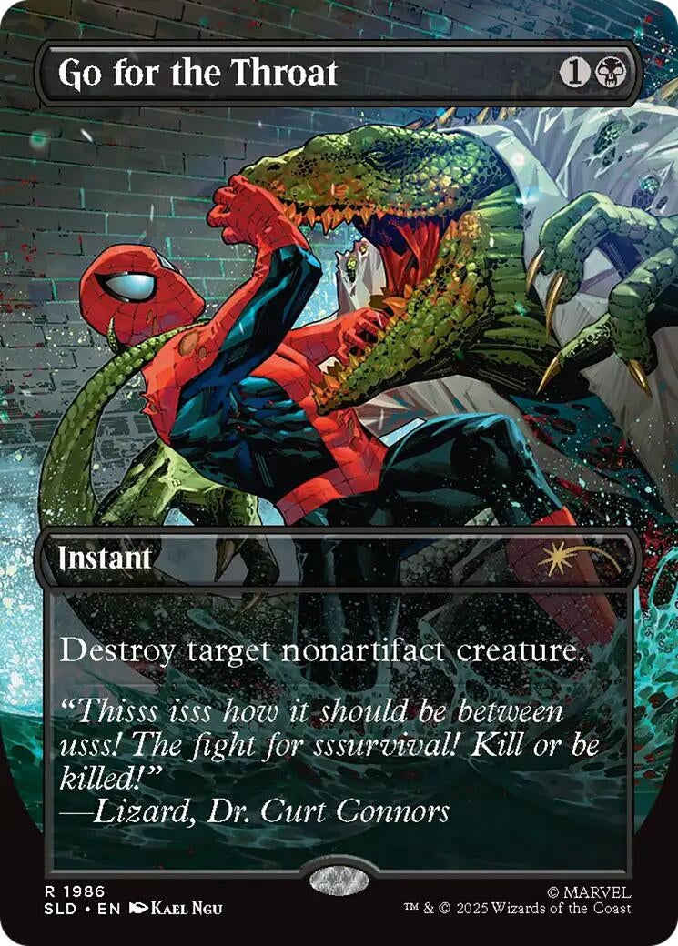 Image for Go for the Throat (1986) [Secret Lair Drop Series] - Magic: The Gathering